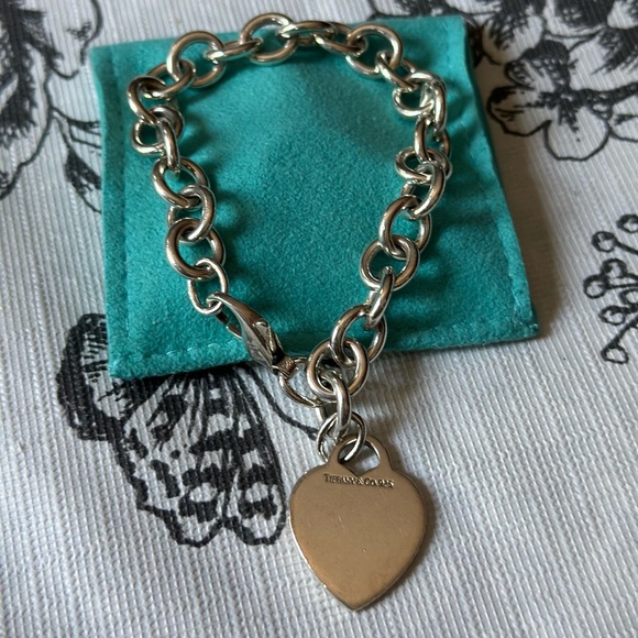 Tiffany & Co Heart Tag Charm Bracelet - Picture 2 of 9